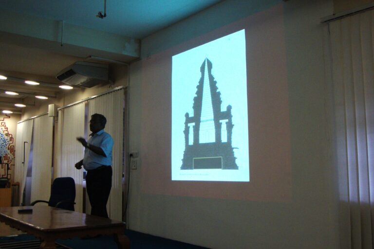 temple foundations structural systems IIT Chennai AICTE traditional architecture seminar