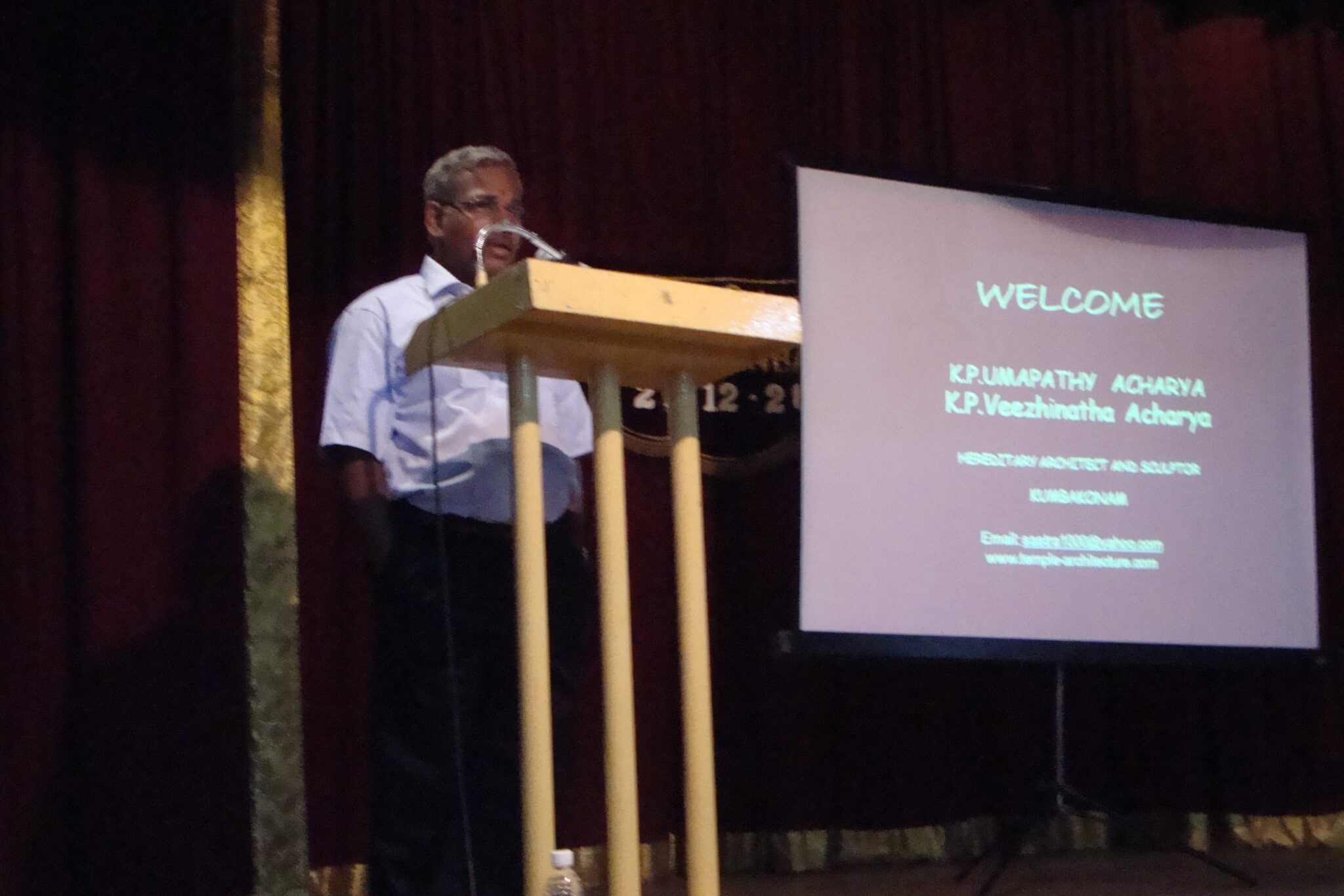 Sacred Art Tradition Lecture, Tamil Heritage Trust