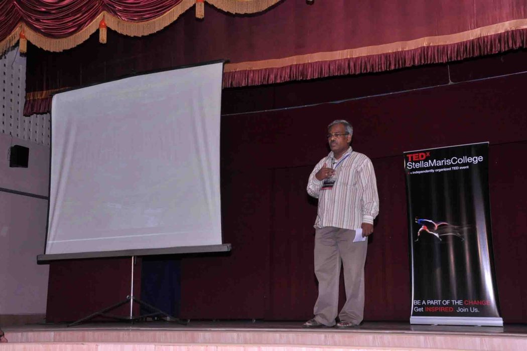 TEDx sacred architecture Indian temple tradition Stella Maris College talk